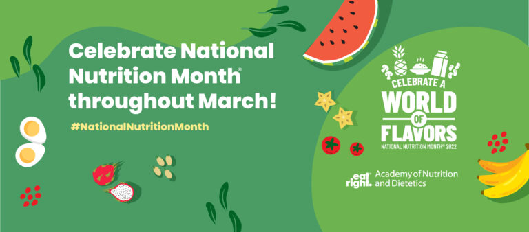 March Is National Nutrition Month Southeast Health District